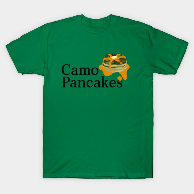 Camo Pancakes T-Shirt by colonelshaun